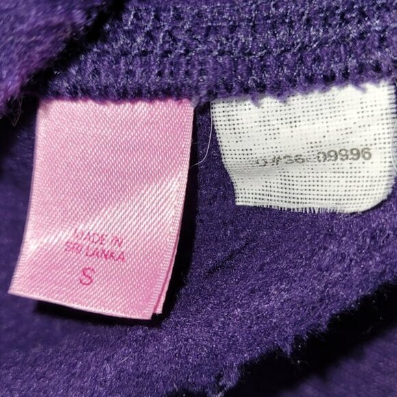 Pink University of Washington Huskey Zip Up Purple & Gold Hoodie Sweatshirt SZ S - Picture 14 of 15